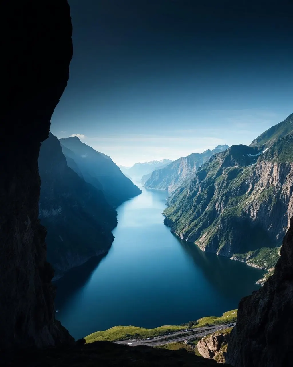 Eidfjord branta klippor