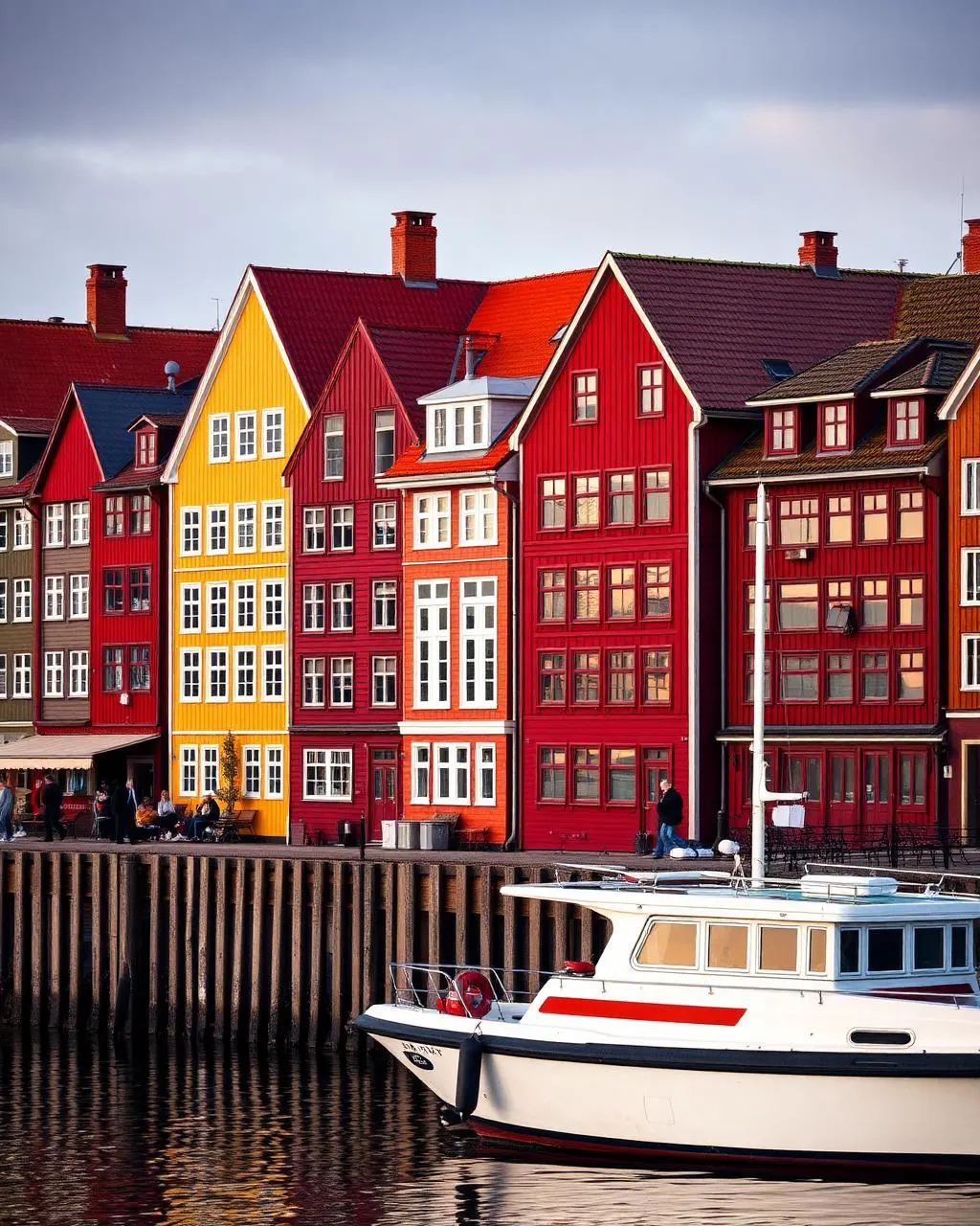Bryggen Bergen morgon