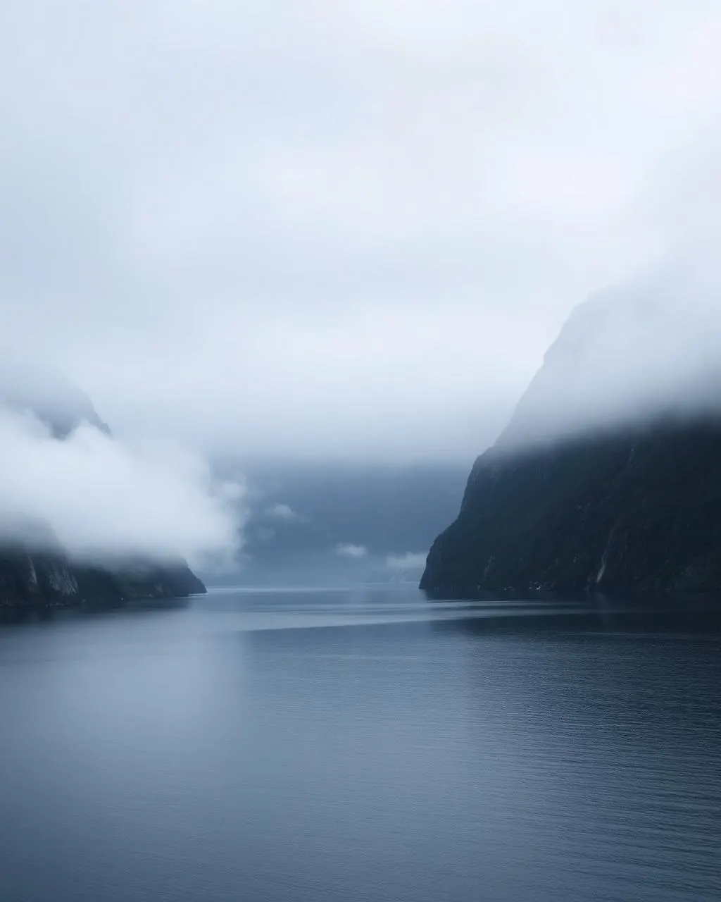 Sognefjorden i dimma