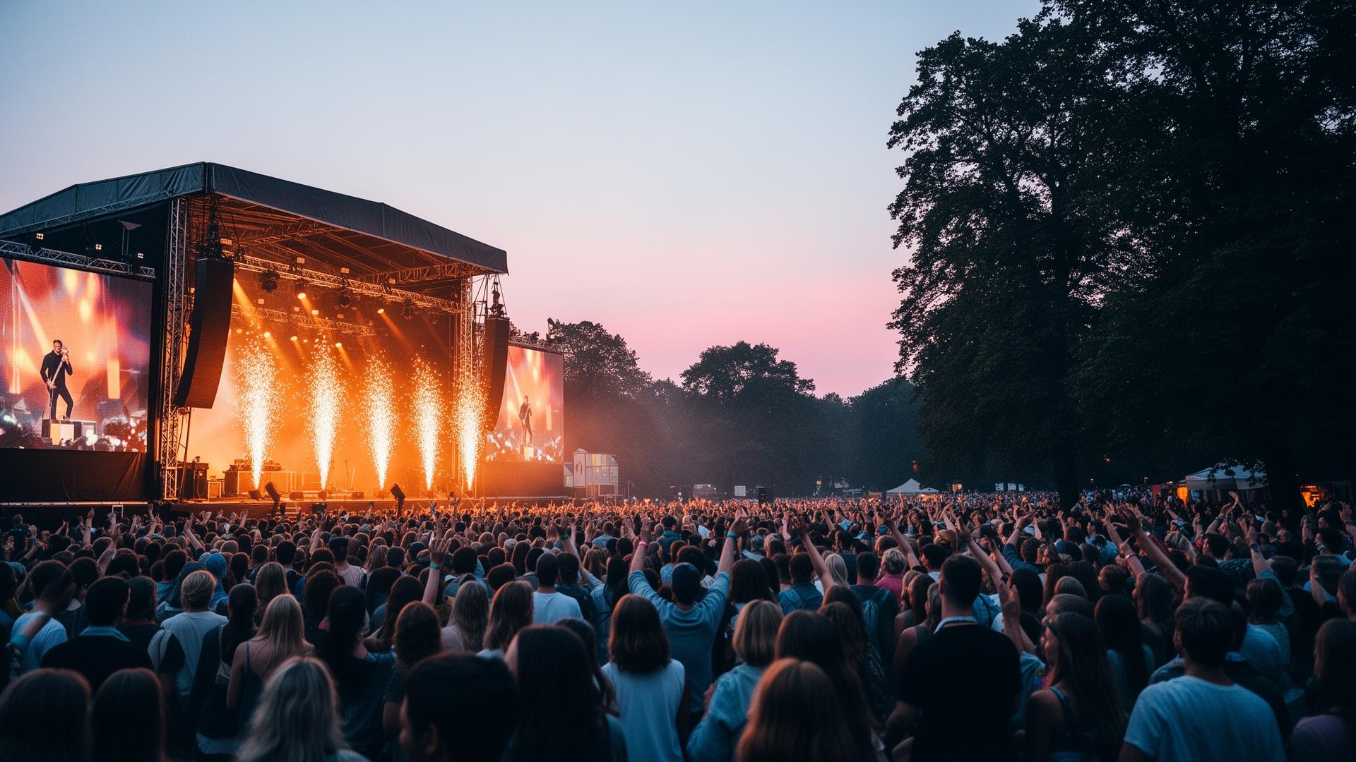 Sommarkväll i Slottsskogen, Göteborg